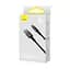 Кабель Baseus Tungsten Gold Fast Charging Data Cable USB to Type-C 100W 2 м Чорний - мініатюра 2
