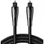Аудіо кабель Ugreen AV122 Toslink Optical Audio Cable 3 м чорний (70893) - мініатюра 1
