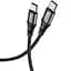 Cable Hoco X50 Exquisito Type-C to Type-C (100W) Black 1m - мініатюра 3