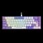 Клавіатура Ajazz AK680 Wired Brown Switch RGB White Purple - мініатюра 1