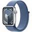 Смарт-годинник Apple Watch Series 9 GPS 41mm Silver Aluminum Case with Winter Blue Sport Loop (MR923) - мініатюра 1