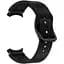 Ремінець для Samsung Galaxy Watch 4 44mm - чорний ширина кріплення 20мм силікон Watchbands Color Angle (W29-8WB10289017) - мініатюра 1