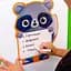 Магнітна дошка "Єнот" з маркером Vladi Toys VT3601-20 (укр.) - мініатюра 3