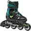 Ролики дитячі Rollerblade Microblade XT 36,5-40 Чорний-Зелений - мініатюра 1