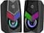 Акустична система 2.0 HP DHE-6000, 3,5мм + USB, 6Вт, LED RGB (DHE-6000) - мініатюра 8