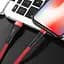 USB Cable Hoco U39 Slender Lightning Black/Red 1.2m - мініатюра 3