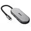 Хаб USB-C ArmorStandart Type-C to HD4K+LAN+PD+2USB+TF/SDcard Grey (ARM69365) - мініатюра 2