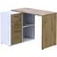 Офісний стіл Doros T8 Білий/Дуб Артизан 100х83х75 (DRS-011512) - мініатюра 1