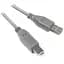 Кабель Maxxter USB - USB Type-B (M/M), 1.8 м, серый (U-AMBM-6G) - миниатюра 1