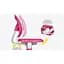 Комплект мебели Evo-kids Evo-05 Ergo Pink: стол+стул (Evo-05 Ergo PN) - миниатюра 4