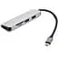 Перехідник PowerPlant USB Type-C - 3*USB 3.0 Ports + TF/SD Card Reader - мініатюра 1