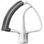 Насадка-лопатка KitchenAid с гибким ребром для чаши 4.8л, 4.7л, 4.3л, 3л белая (5KFE5T) - миниатюра 1