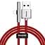 Кабель Baseus Iridescent Lamp Mobile Game Cable USB to Lightning 2.4A 1m CAL7C-A09 Red - мініатюра 1