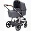 Универсальная коляска 2 в 1 ABC Design TURBO 4T Diamond Collection Asphalt серая (1200144/1907) - миниатюра 1