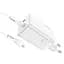 Адаптер мережевий HOCO Type-c to Lightning Cable Astral N23 2Type-C 45W біле - мініатюра 5