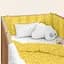 Бортики в детскую кроватку 30x60 STARFALL CS1, желтый (WeltBed_StarfallYellow_30x60) - миниатюра 2