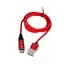 Кабель USB AM - Type-C (M) / Type-C (F), 1 м, Red, Extradigital (KBU1773) - мініатюра 1