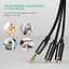 Аудио кабель-адаптер Ugreen AV141 3.5 мм Male на 2 Female Audio Cable ABC Case черный (30620) - миниатюра 3