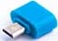 Переходник Dengos ADP-008 OTG USB - Micro-USB Blue - миниатюра 1
