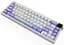 Клавіатура ігрова механічна бездротова Ajazz AK-650WP White-Purple RGB Flying Fish Switch Hot-Swap - мініатюра 4