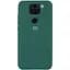 Чохол Silicone Cover Full Protective AA для Xiaomi Redmi Note 9 / Redmi 10X Зелений / Pine green - мініатюра 1