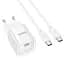 СЗУ Hoco C146A Charm PD20W (1USB-C) + кабель Type-C to Type-C - миниатюра 3