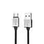 USB Cable Hoco U49 Refined Steel MicroUSB Black 1.2m - мініатюра 1