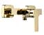Змішувач для ванни Rea Argus gold (REA-B6408) - мініатюра 4