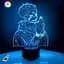 Нічник-світильник 3D Ремен Сукуна 3DTOYSLAMP 25х16 см osv0001612 - мініатюра 1