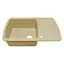 Кухонная мойка Adamant OPTIMAKS ivory 775x495x200 мм, с крылом 77,5 см - миниатюра 2
