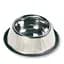 Flamingo Dish Rubber Rim фламінго рубер рим миска для собак з гумовим обідком, нержавійка 0.47 л d=13 см - мініатюра 1