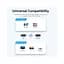 Кабель мультимедийный DisplayPort M to HDMI M 1.8m 4K black Vention (HFOBAC) - миниатюра 5