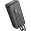 Портативна батарея Power Bank Hoco J118B Speed Energy with cable 30000mAh Black - мініатюра 4