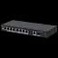 10-портовий некерований комутатор DH-PFS3110-8ET1GT1GF-96 з 8 портами POE 100Мбіт + 1 порт UP-Link 1000Мбіт + 1 порт SFP, корпус - метал, Black - мініатюра 1