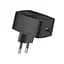 Мережевий зарядний пристрій 1USB Hoco C26 QC 3.0 3A Black - мініатюра 2