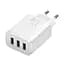 Блок питания Baseus Compact 17W (3 USB) белый зарядное устройство - миниатюра 5