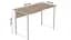Компьютерный стол Ferrum-decor Курт 75x120x70 белый ДСП Дуб Сан-Марино 32мм (FRD-102244) - миниатюра 2