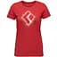 Футболка Black Diamond W Chalked Up 2.0 Tee Red S (1033-BD 7524196050SML1) - мініатюра 1