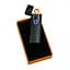 Электрозажигалка спиральная ZGP 7 глянцевая, сенсорная USB зажигалка электроимпульсная usb зажигалка (ST) - миниатюра 1