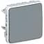 Однополюсный переключатель на два направления Plexo 10 AX серый Legrand osv0002082 - миниатюра 1