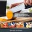 Кухонный нож шеф-повара Tefal EverSharp и блок со встроенной системой заточки черный (K297S244) - миниатюра 10