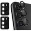 Защитное стекло на камеру DK для Samsung Galaxy S24 S921 Lens Metal Ring Eagle Eye 017528 black 2 шт. - миниатюра 1