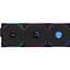 Комплект вентиляторів Lian Li UNI Fan TL WIRELESS LCD 120-3 (G99.12TLLCD1W3B.00) Black - мініатюра 1