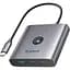USB-хаб ORICO Type-C 5-в-1 Docking Station (5Gbps) (FAX3-5P-GY-EP) - мініатюра 1