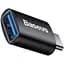 Перехідник OTG USB 3.1 AF to USB-C black Baseus (ZJJQ000001) - мініатюра 1