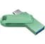 Флеш накопичувач USB 512Gb SanDisk Ultra Go, Absinthe Green, Type-C / USB 3.2 Gen 1, до 400 МБ/с (SDDDC3-512G-G46AG) - мініатюра 2