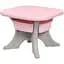 Дитячий столик з двома стільцями Bambi NEW TABLE-8 сіро-рожевий - мініатюра 3