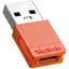 Адаптер Mcdodo Type-C to USB-A 3.0 Convertor OT-6550 Orange - мініатюра 1