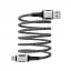 Кабель USB AM - Type-C, 1 м, чорний, Havit CB6300, 3A, магнітний (HV-CB6300) - мініатюра 1