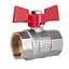 Кран кульовий SD Plus 1" ВР для води (метелик) SD602NW25PN40 - мініатюра 1